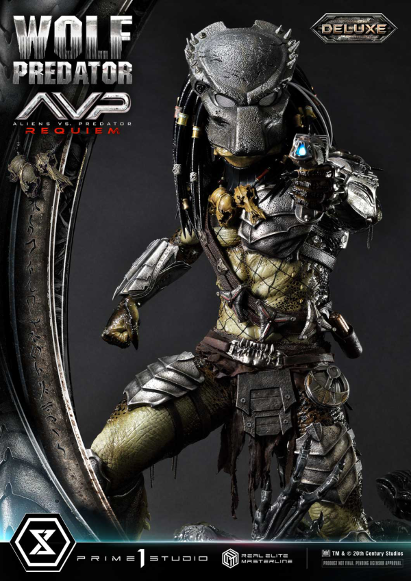 Prime 1 Studio Real Elite Masterline Aliens vs. Predator: Requiem Wolf Predator DX Bonus Version | 4582647121646