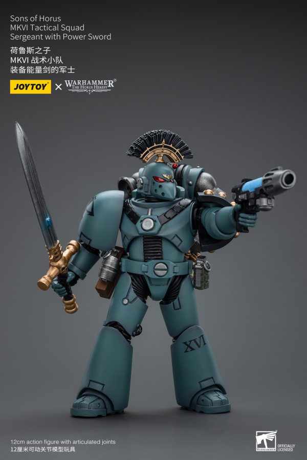 Joy Toy Sons of Horus MKVI Tactical Squad Sergeant with Power Sword(6973130379466)(6973130379466)