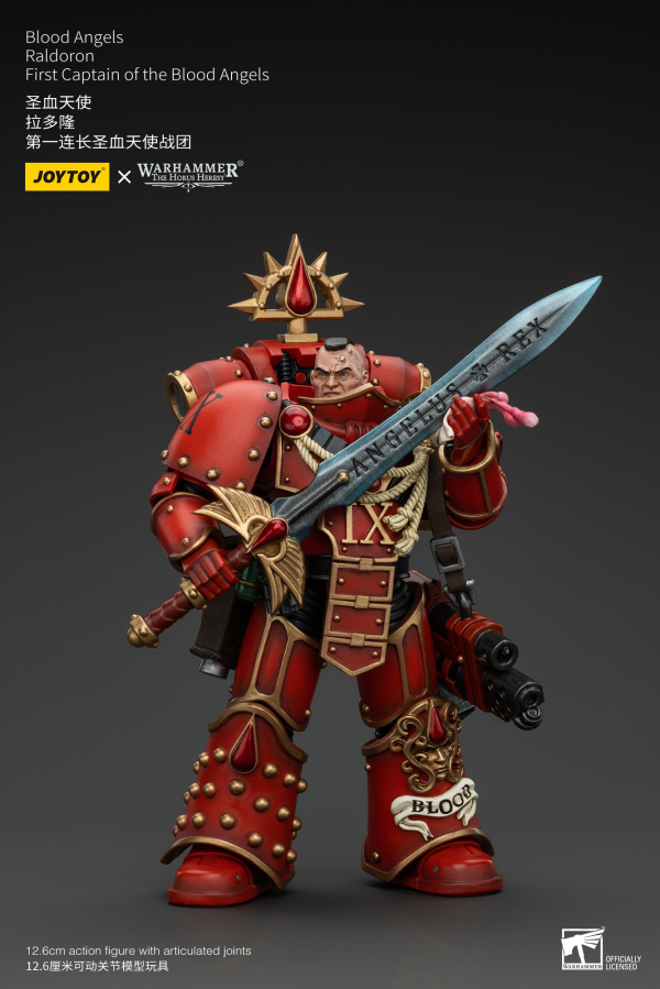 JOYTOY Blood Angels Raldoron First Captain of the Blood Angels(6927054400720)