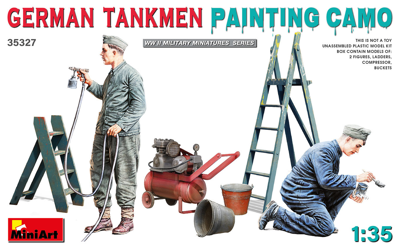 MiniArt 1/35 German Tankmen. Painting  Camo | 4820183313232