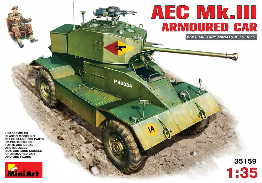 MiniArt AEC Mk 3 Armoured Car (1/35) | 4820041102954