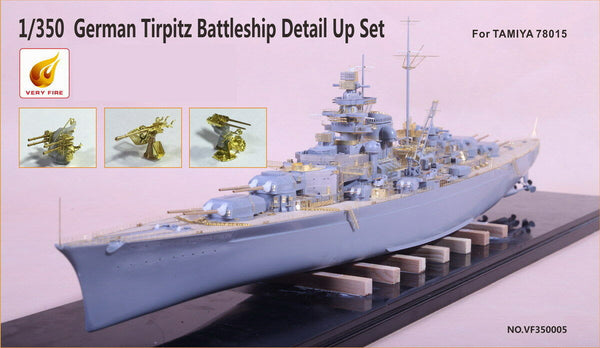 Very Fire 1/350 DKM German Tirpitz Detail Up Set (For Tamiya 78015)