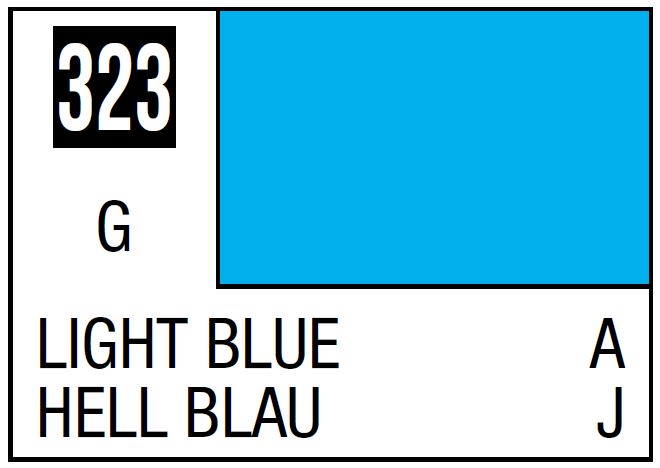 Mr Hobby Mr. Color 323 - Light Blue (Gloss/Aircraft) | 4973028717518