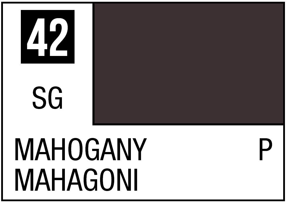 Mr Hobby Mr. Color 42 - Mahogany (Semi-Gloss/Primary) | 4973028635003