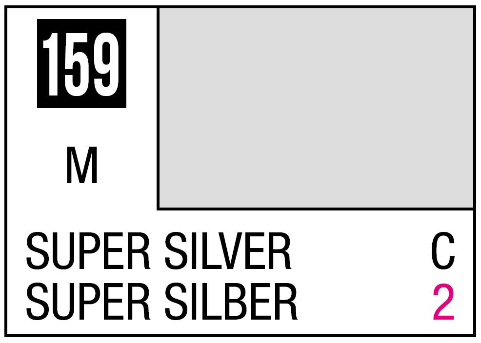 Mr Hobby Mr. Color 159 - Super Silver (Metallic/Car) | 4973028717181