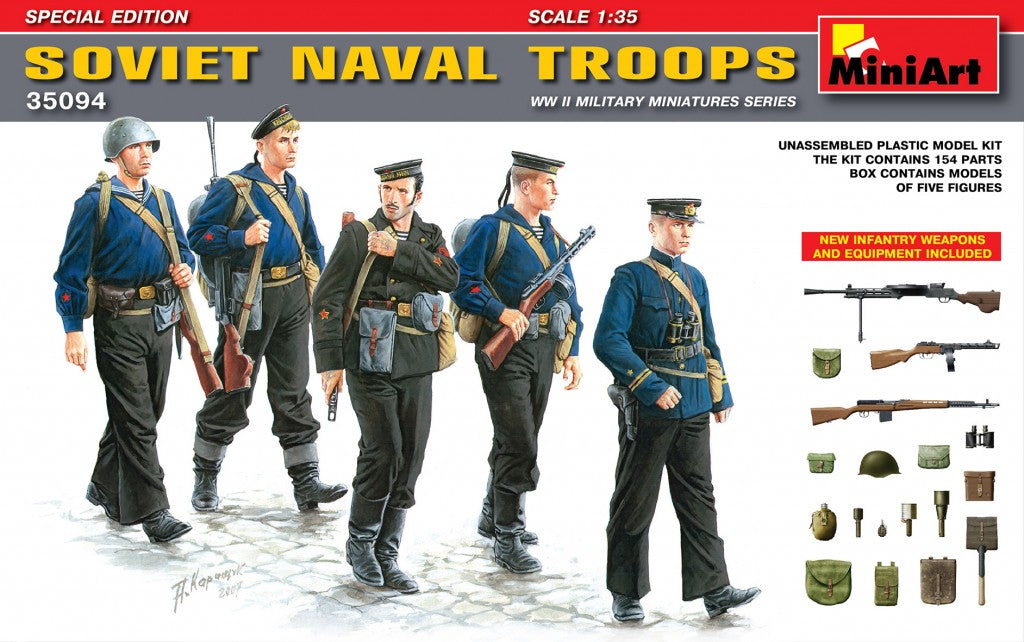 MiniArt 1/35 Soviet Naval Troops. Special Edition | 4820041102923