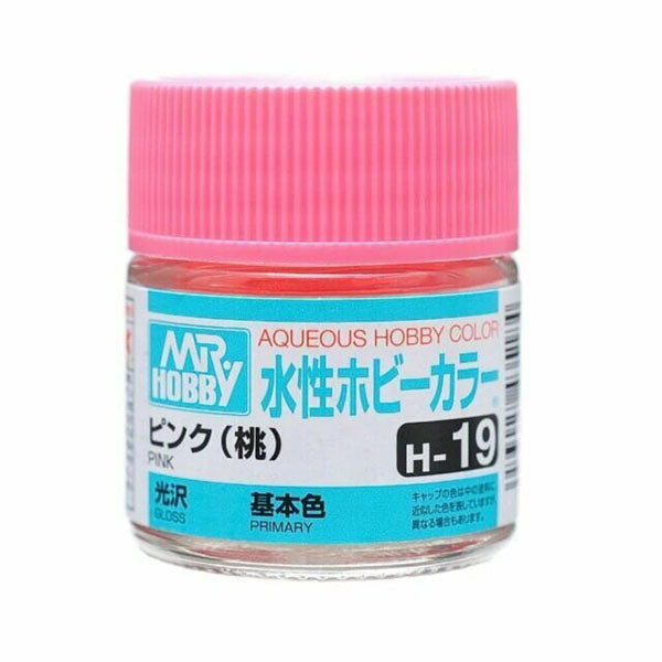 Mr Hobby AQUEOUS HOBBY COLOR - H19 GLOSS PINK (PRIMARY)(4973028718959)
