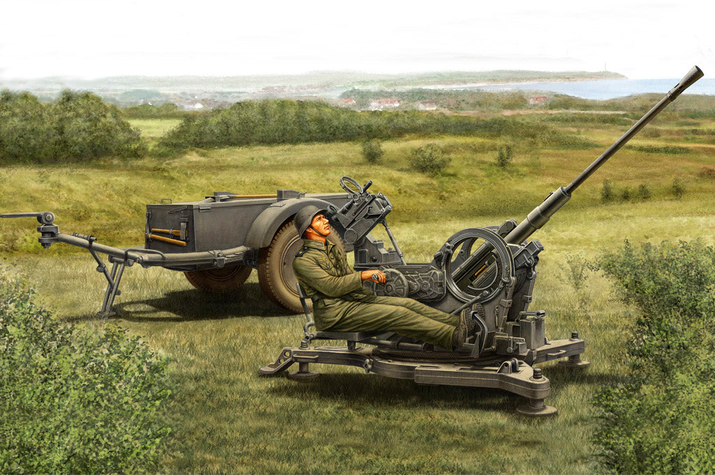 Hobby Boss 1/35 2cm Flak38 Late Version with Sd. Ah 51 | 6939319201485
