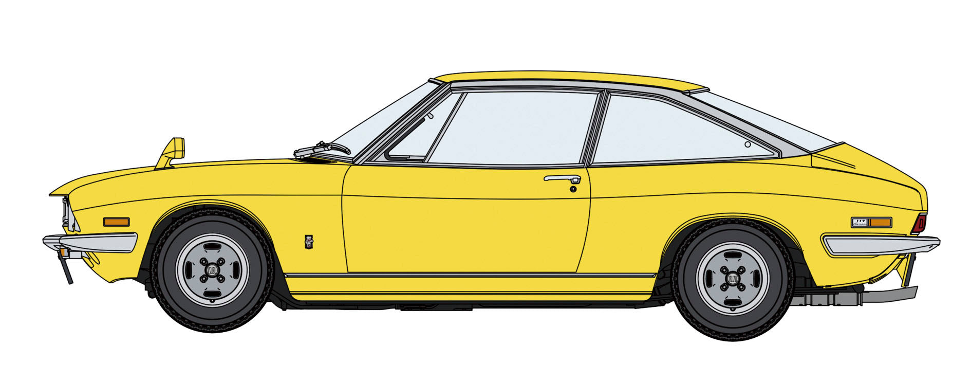 Hasegawa 1/24  ISUZU 117 COUPÉ MIDDLE VERSION （XE）（1976）(4967834205994)
