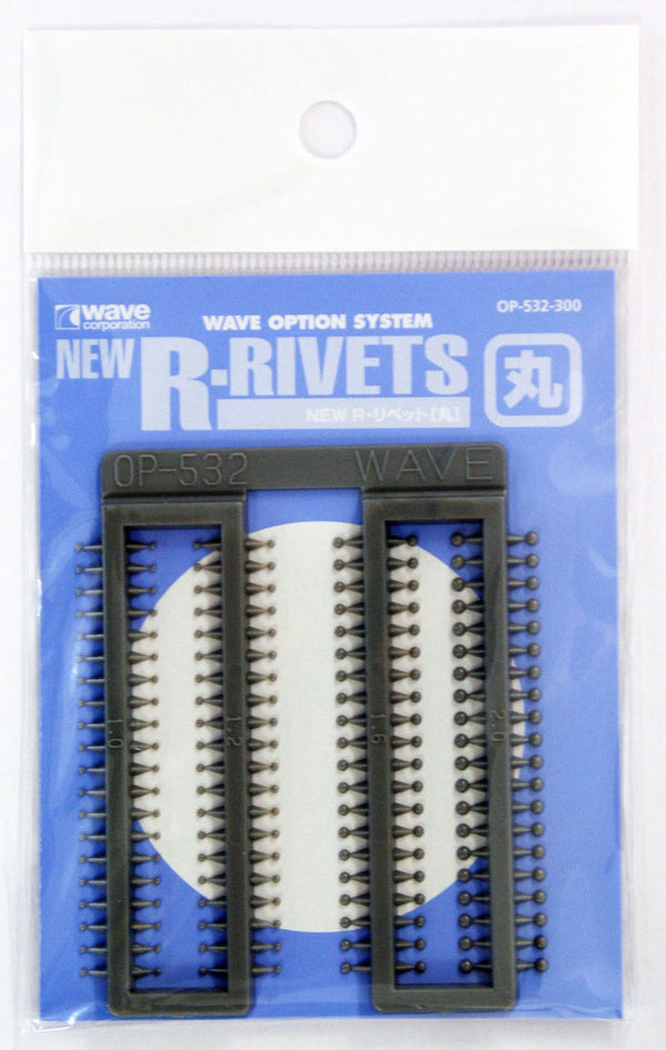 Wave NEW R RIVETS - Enhancement Rivets In 4 Diameters, 1.0, 1.2, 1.6 and 2.0mm