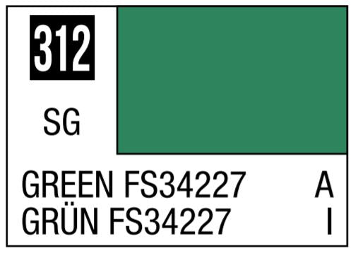 Mr Hobby H312 Green FS34227 [for Israel desert camouflage] | 4973028505023