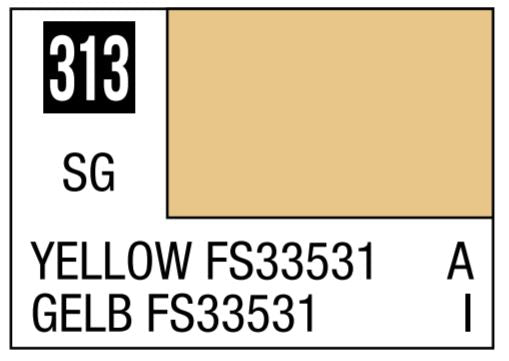Mr Hobby H313 Yellow FS33531 [for Israel desert camouflage] | 4973028505030