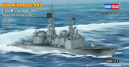 Hobby Boss 1/1250 USS Kidd DDG-993 | 6939319225078