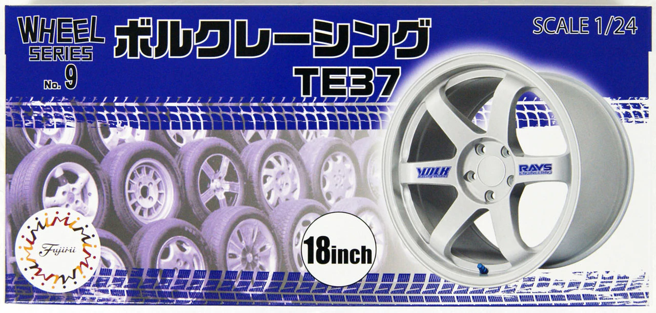Fujimi 1/24 Wheel Series (No.9) Volk Racing TE37 18 inch