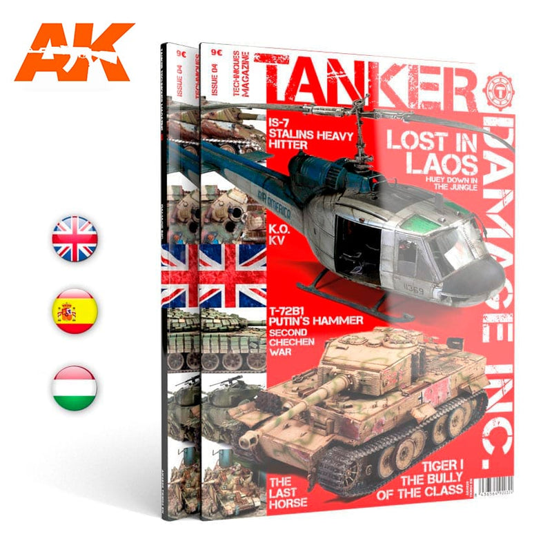 AK Interactive TANKER 04 'DAMAGED INC.' - English