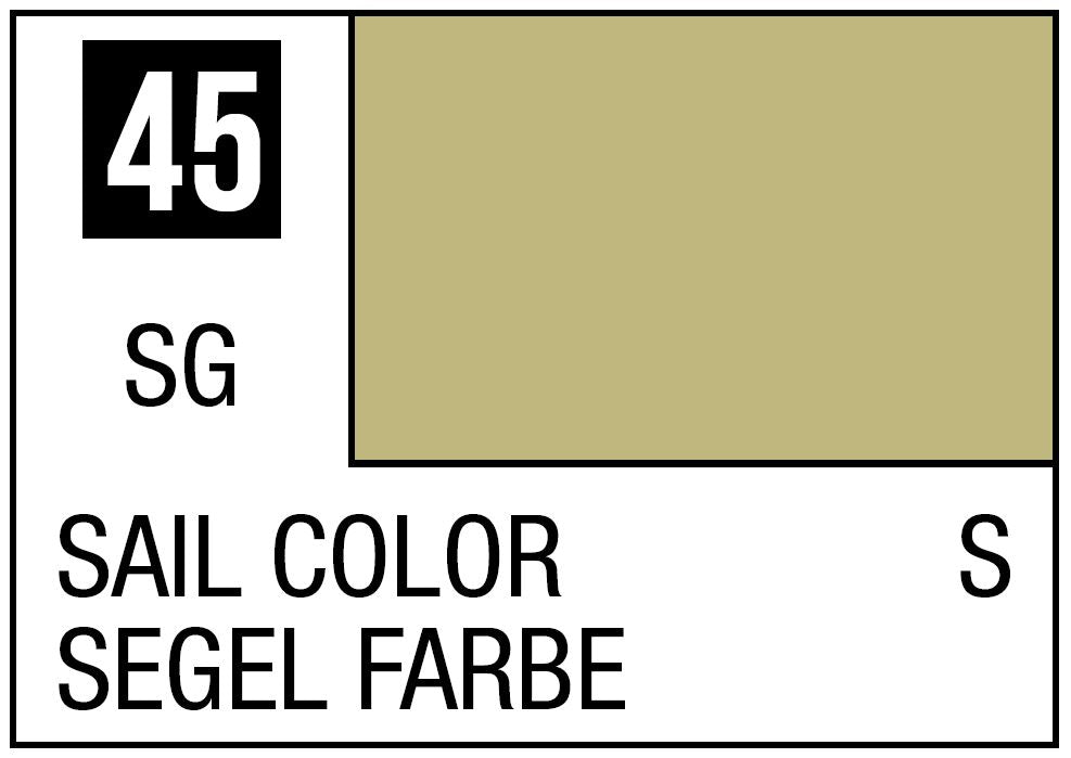 Mr Hobby Mr. Color 45 - Sail Color (Semi-Gloss/Ship) | 4973028635034