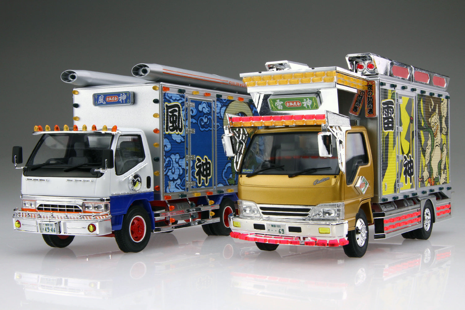 Aoshima 1/32 Wind God☆Thunder God | 4905083068106
