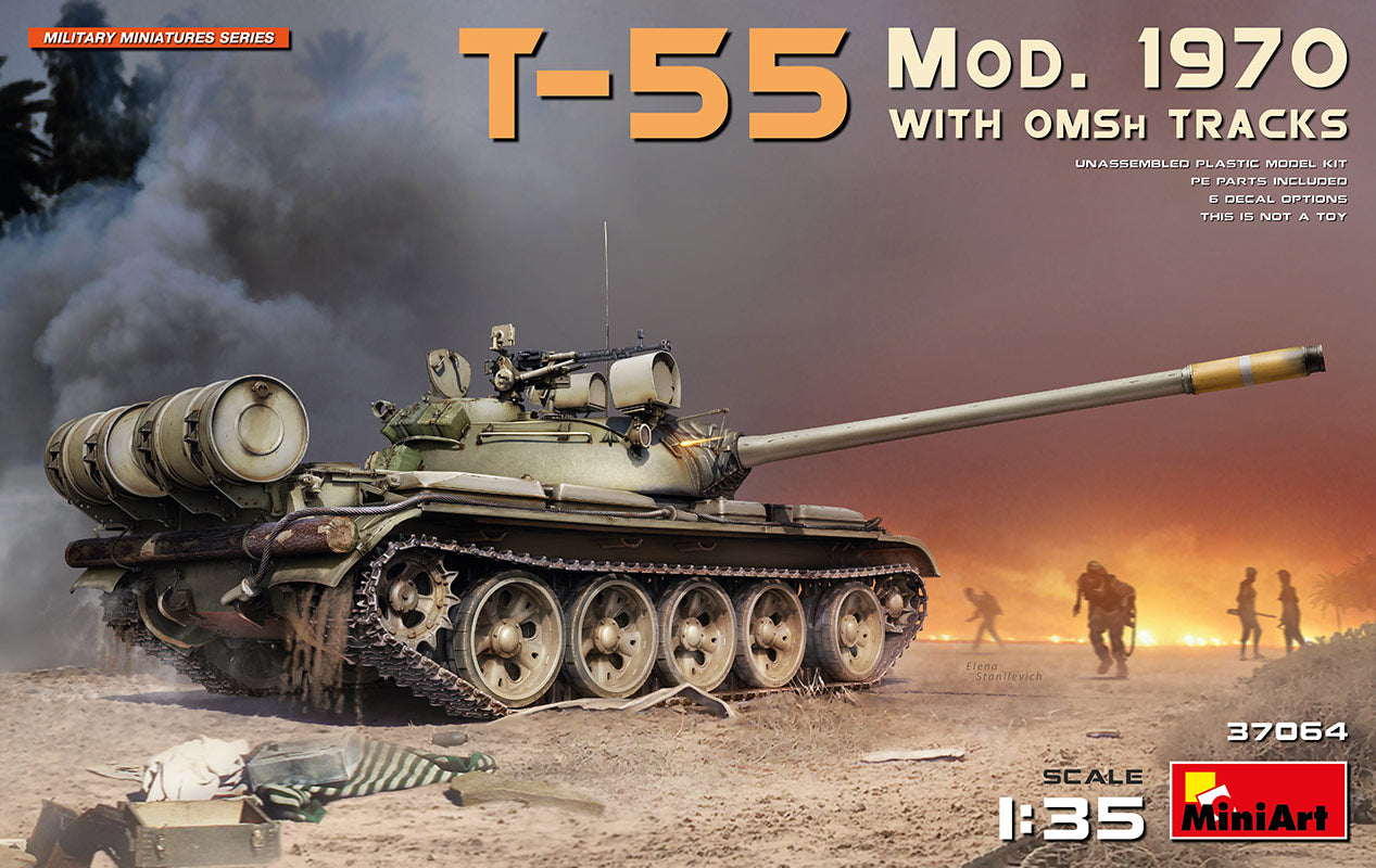MiniArt 1/35 T-55 Mod. 1970 w/OMSh Tracks | 4820183312891