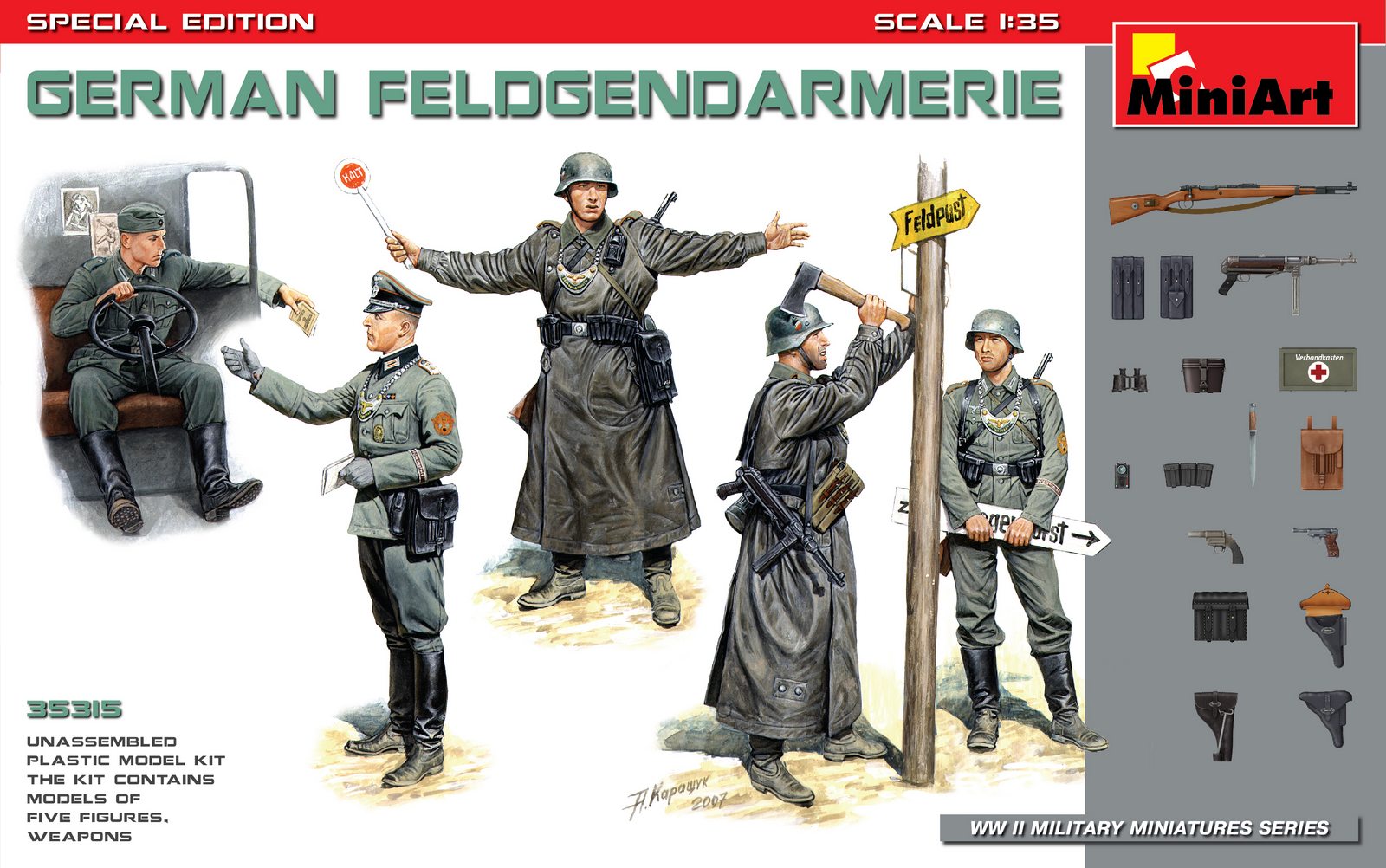MiniArt 1/35 German Feldgendarmerie Special Edition | 4820183312297