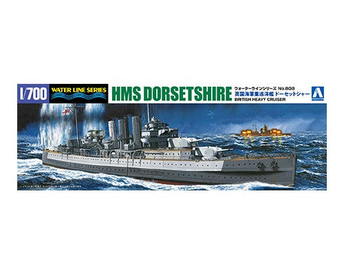 Aoshima 1/700 British Heavy Cruiser Dorsetshire | 4905083052693
