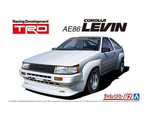 Aoshima 1/24 TRD AE86 COROLLA LEVIN '83 Toyota