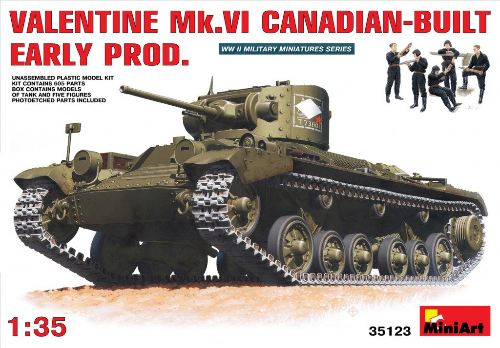 MiniArt 1/35 Valentine Mk 6. Canadian-built Early Prod. | 4820041102206