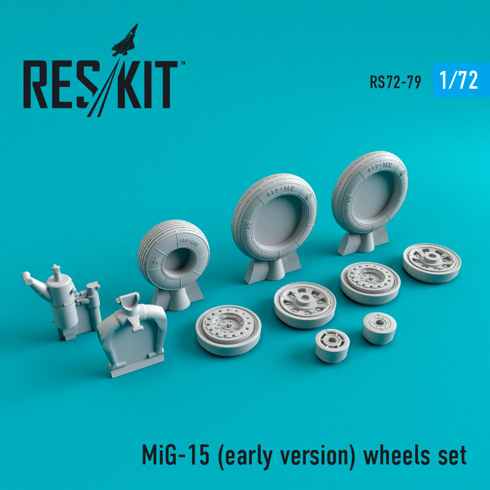 Res/Kit MiG-15 (early version) wheels set | 4824594100795