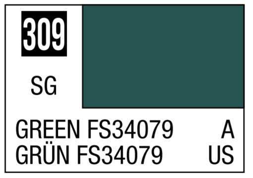 Mr Hobby H309 Green FS34079 [for Vietnam camouflage] | 4973028504996