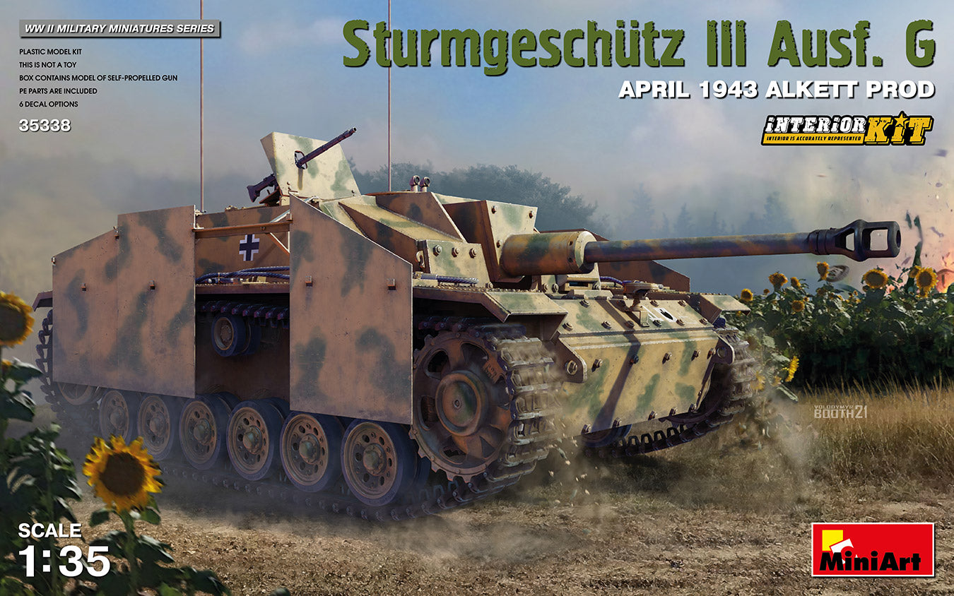 Miniart 1/35 Sturmgeschutz III Ausf. G April 1943 Alkett Prod. Interior Kit | 5905090346111