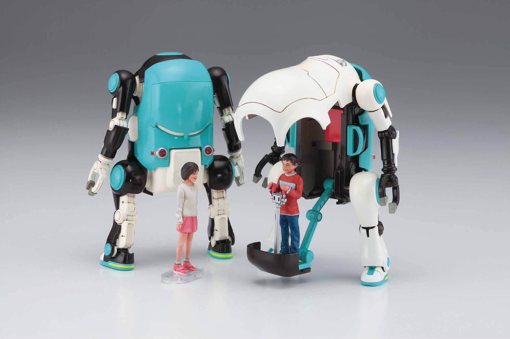 Hasegawa [CW10] 1:35 MechatroWeGo No.02 MILK & CACAO (Two kits in the box)
