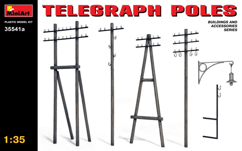 MiniArt 1/35 Telegraph Poles | 4820041101650