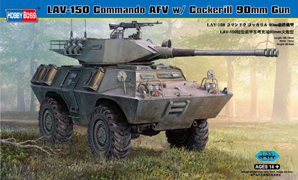 Hobby Boss 1/35 LAV-150 Commando AFV w/ Cockerill 90mm Gun | 6939319224224
