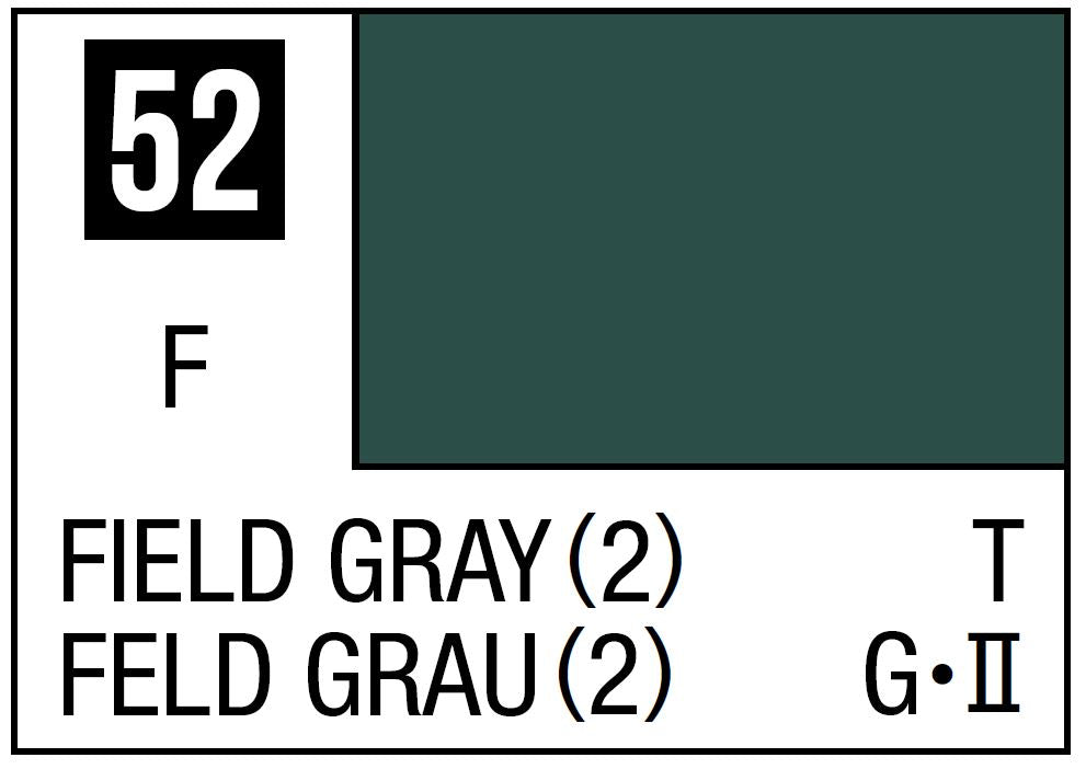 Mr Hobby Mr. Color 52 - Field Gray (2) (Flat/Tank) | 4973028635102