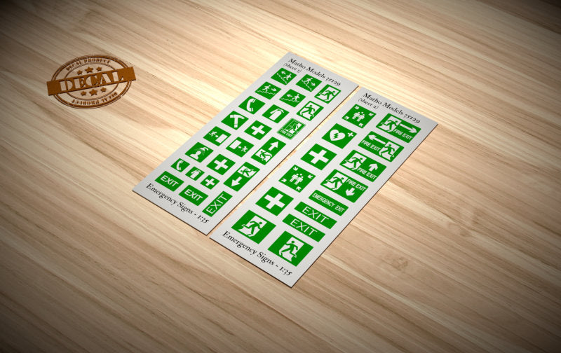 Matho 1/35 Emergency Signs