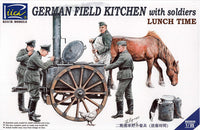 Riich 1/35 German Field Kitchen with Soliders(cook & three German soldiers_food containers) | 6953391900562