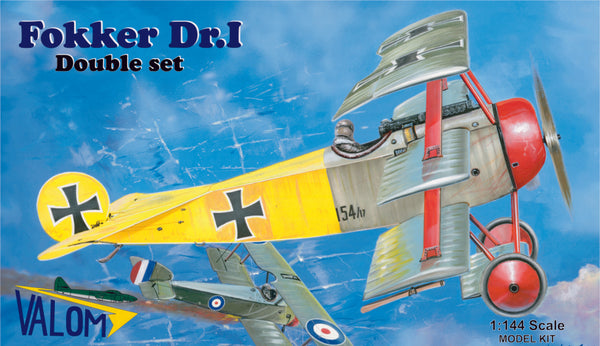 Valom 1/144 Fokker Dr.I (Double Set)