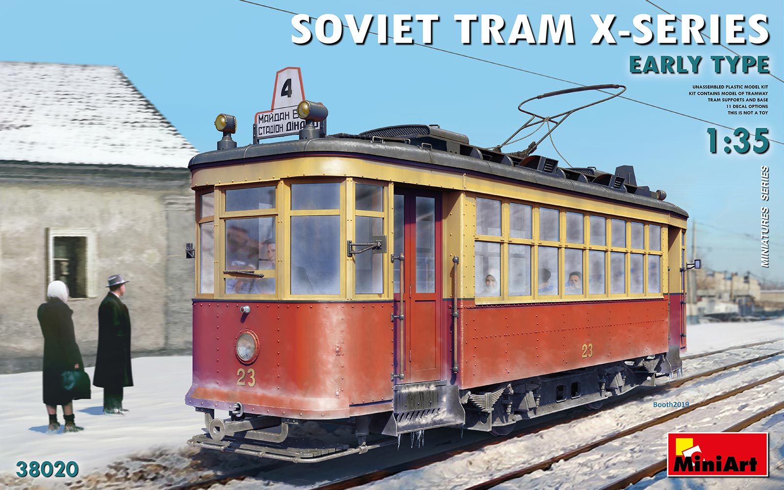 MiniArt 1/35 Soviet Tram 'X'-Series. Early Type | 4820183312570