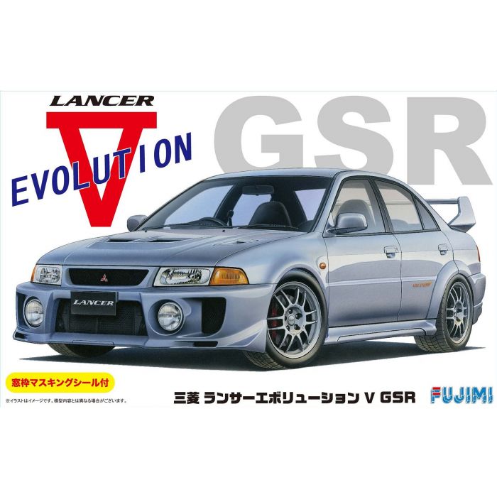 Fujimi 1/24 Lancer Evolution V GSR w/Window Frame Masking