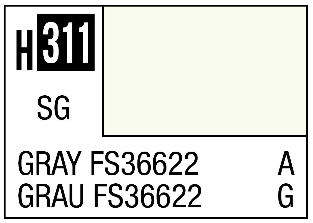 Mr Hobby Mr. Color 311 - Gray FS36622 (Semi-Gloss/Aircraft) | 4973028635973