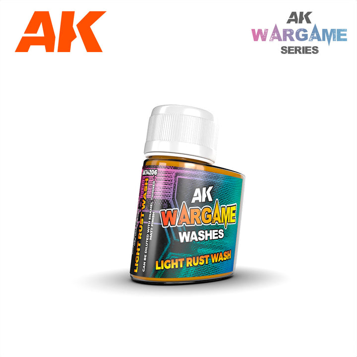 AK Interactive Wargame Washes Light Rust Wash 35ml | 8435568335004