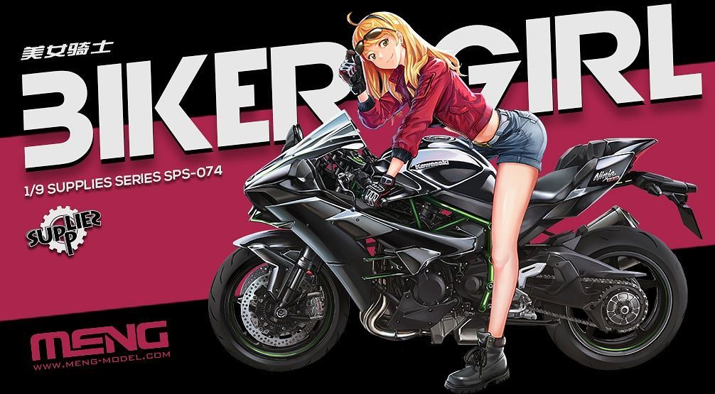 Meng 1/9 Biker Girl (Resin)