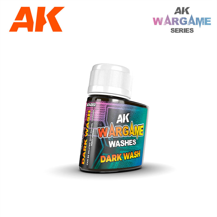 AK Interactive Wargame Washes Dark Wash 35ml | 8435568334960