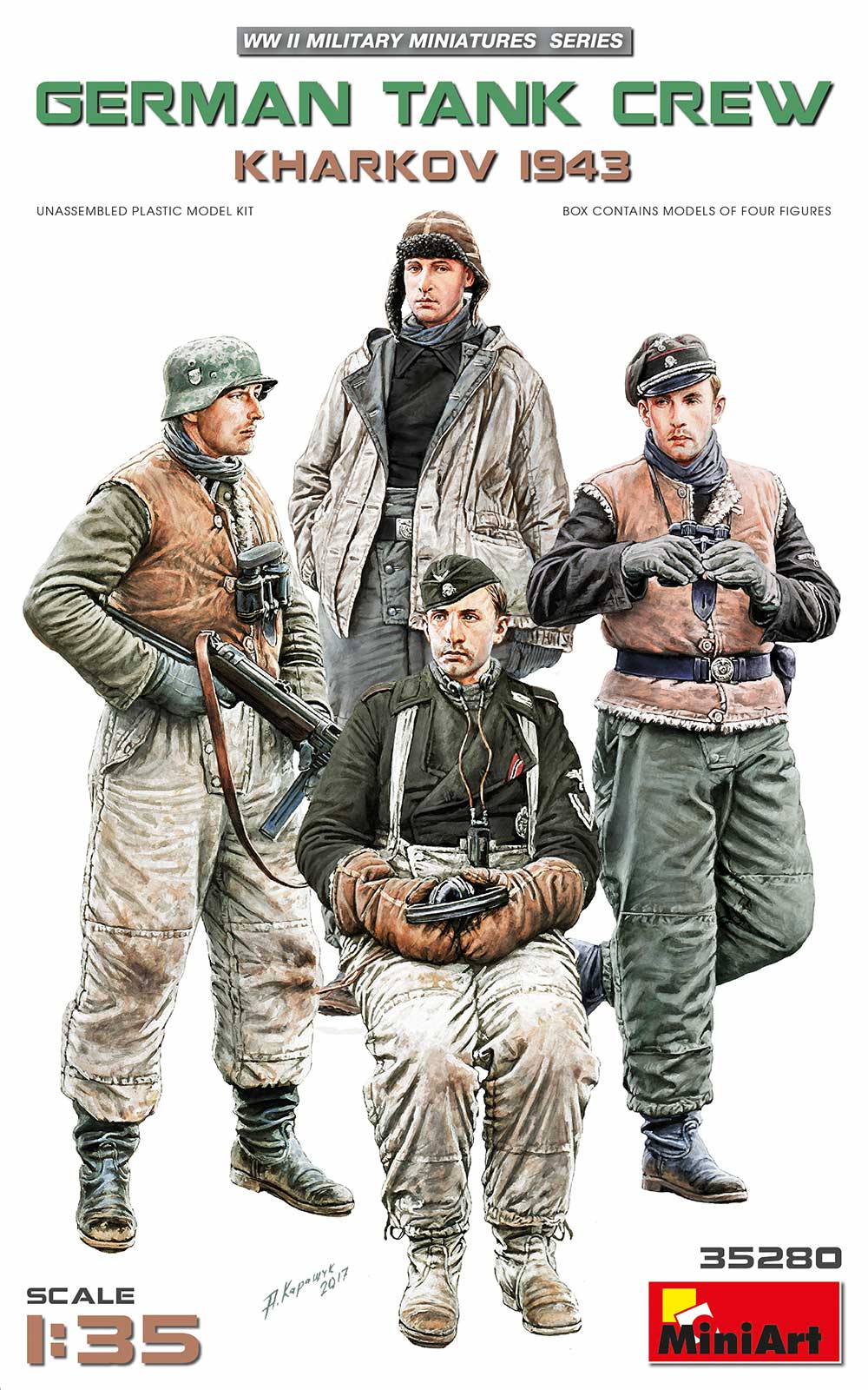 MiniArt German Tank Crew Kharkov 1943' | 4820183312198
