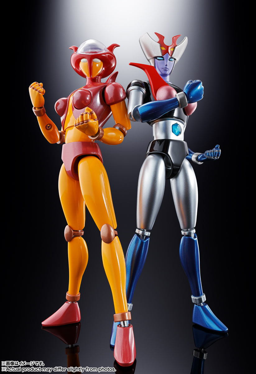 Bandai Spirits Soul Of Chogokin GX-08R Aphrodai A VS GX-09R Minerva X "Mazinger Z"