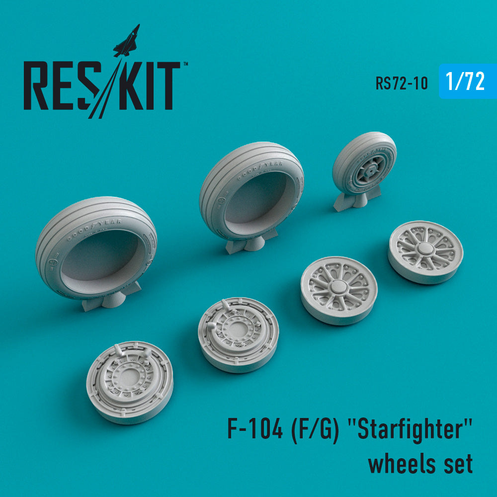 Res/Kit F-104 (F/G) 'Starfighter' wheels set | 4824593100109
