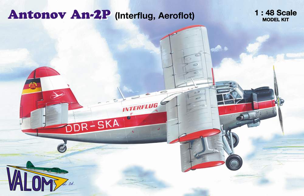 Valom 1/48 Antonov An-2P (airliner) Interflug, Aeroflot | 8599260001282