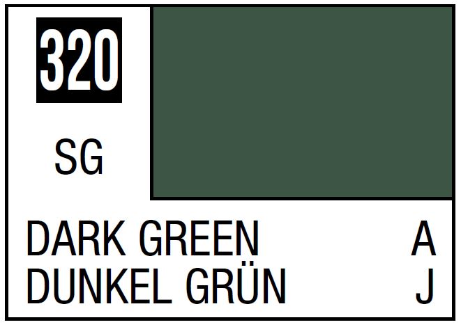 Mr Hobby Mr. Color 320 - Dark Green (Semi-Gloss/Aircraft) | 4973028735062