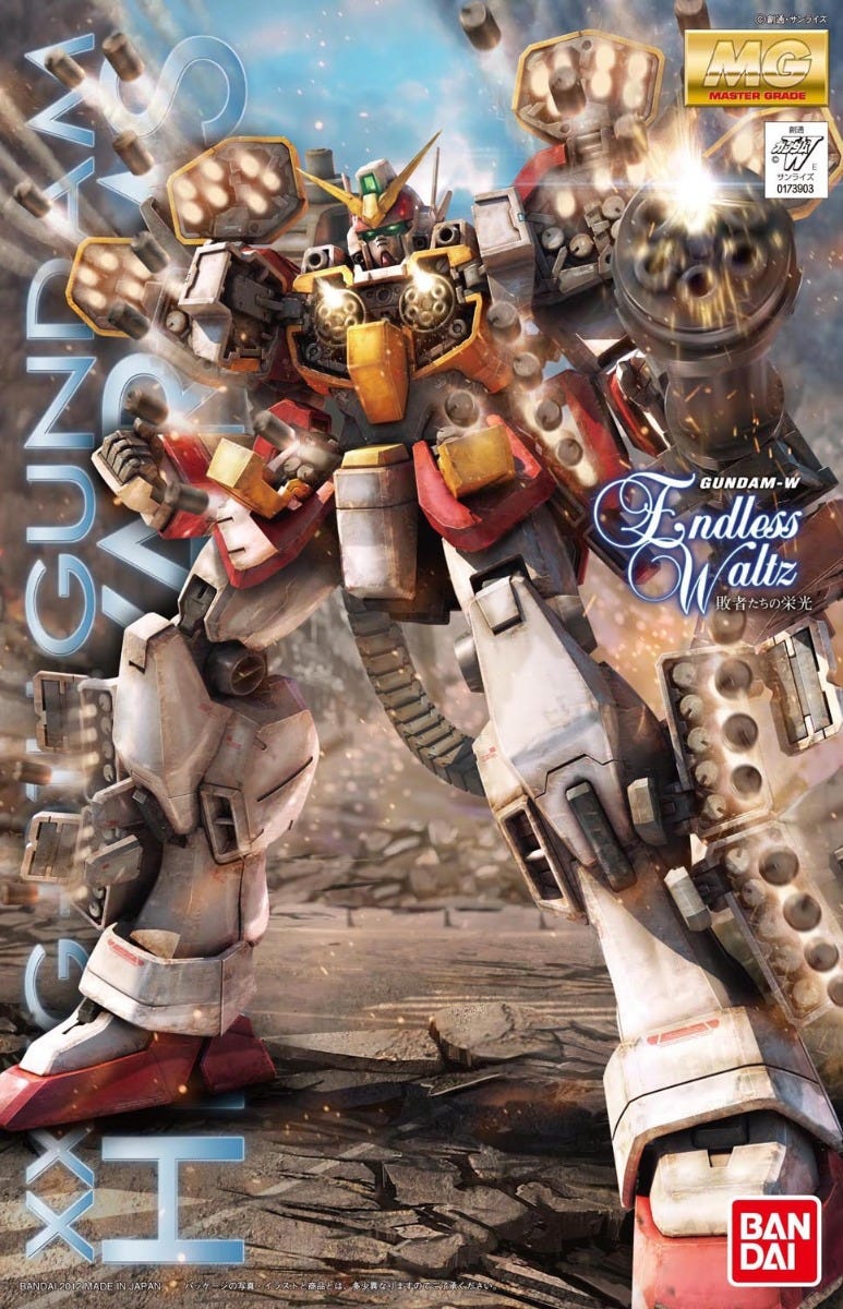 BANDAI HOBBY MG 1/100 Gundam Heavyarms EW Ver(4573102630445)