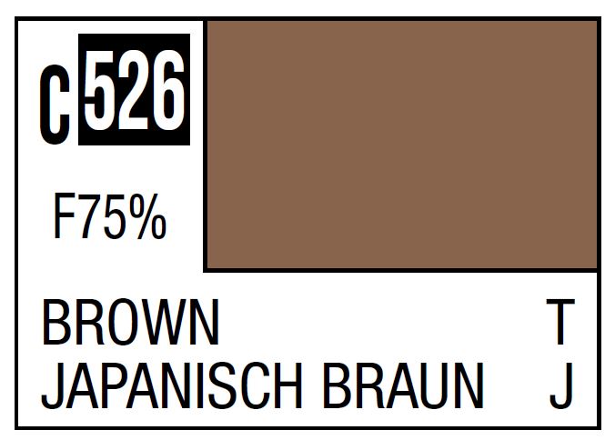 Mr Hobby C526 Brown [Imperial Japanese army tank late camouflage] | 4973028736632