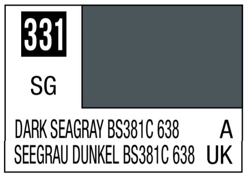 Mr Hobby H331 Dark Seagray BS381C 638 [RAF aircraft camouflage] | 4973028505214